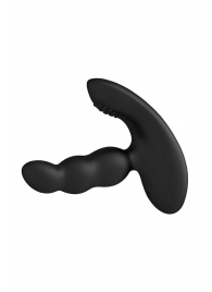 Черный силиконовый стимулятор простаты Levett Nitoc с пультом ДУ - Levett - в Калининграде купить с доставкой