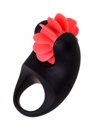 Чёрно-красное эрекционное виброкольцо Erotist - Erotist Adult Toys - в Калининграде купить с доставкой