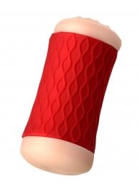 Двухсторонний мастурбатор JOS  NADIN в красном цилиндре - JOS - в Калининграде купить с доставкой