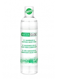 Гель-смазка 2-в-1 MASSAGE   LUBRICANT ALOE VERA - 300 мл. - Waterglide - купить с доставкой в Калининграде