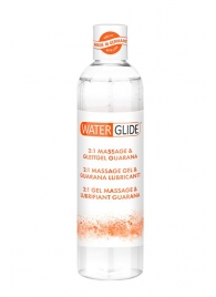 Гель-смазка 2-в-1 MASSAGE   LUBRICANT GUARANA - 300 мл. - Waterglide - купить с доставкой в Калининграде