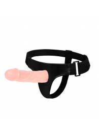 Телесный фаллоимитатор на трусиках Jessica Strap-On - 15,5 см. - Baile - купить с доставкой в Калининграде