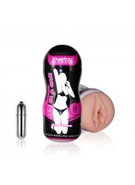 Мастурбатор-вагина Sex In A Can Vibra Vagina Tunnel - Lovetoy - в Калининграде купить с доставкой