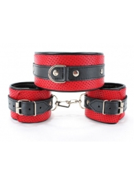 Кожаный БДСМ-набор - БДСМ Арсенал - купить с доставкой в Калининграде