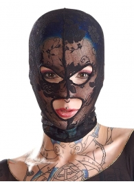 Кружевная маска-балаклава с отверстиями для глаз и рта - Orion - купить с доставкой в Калининграде