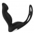 Черный вибромассажер простаты P-PLEASER W ERECTION ENHANCE - Dream Toys - в Калининграде купить с доставкой
