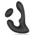 Черный силиконовый вибромассажер простаты с пультом ДУ - Sex Expert - в Калининграде купить с доставкой