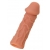 Телесная реалистичная насадка KOKOS Extreme Sleeve 05 с дополнительной стимуляцией - 12,7 см. - KOKOS - в Калининграде купить с доставкой