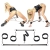 Комплект наручников и наножников с распорками Spread  em Bar and Cuff Set - Pipedream - купить с доставкой в Калининграде