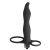 Черная вибронасадка для двойного проникновения Flirtini - 15,9 см. - Lola Games - купить с доставкой в Калининграде