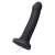 Черный фаллос с имитацией эякуляции Silicon Cum Dildo L - 19,6 см. - Strap-on-me - купить с доставкой в Калининграде