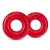 Набор из 2 красных эрекционных колец DONUT RINGS OVERSIZED - Blush Novelties - в Калининграде купить с доставкой