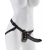 Чёрный с золотом женский страпон Designer Strap-On - Pipedream - купить с доставкой в Калининграде