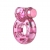 Розовое эрекционное виброкольцо Pink Bear - Baile - в Калининграде купить с доставкой