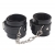 Черные оковы на ноги Obey Me Leather Ankle Cuffs - Chisa - купить с доставкой в Калининграде