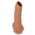 Телесная насадка с усиками и открытой головкой Nude Sleeve L - 14 см. - KOKOS - в Калининграде купить с доставкой