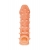 Телесная закрытая насадка с пупырышками Cock Sleeve Size M - 15,6 см. - KOKOS - в Калининграде купить с доставкой