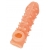 Телесная закрытая насадка с пупырышками Cock Sleeve Size L - 17,6 см. - KOKOS - в Калининграде купить с доставкой