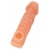 Телесная закрытая насадка с шершавой головкой Cock Sleeve Size M - 15,6 см. - KOKOS - в Калининграде купить с доставкой
