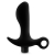 Черный анальный вибратор Silicone Vibrating Prostate Massager 01 - 10,8 см. - Blush Novelties - в Калининграде купить с доставкой