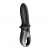 Черный анальный вибратор Hot Passion с функцией нагрева - Satisfyer - в Калининграде купить с доставкой