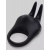 Черное эрекционное виброкольцо Sensation Rechargeable Vibrating Rabbit Love Ring - Fifty Shades of Grey - в Калининграде купить с доставкой