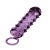 Закрытая фиолетовая насадка с пупырышками SAMURAI PENIS SLEEVE PURPLE - 14,5 см. - NMC - в Калининграде купить с доставкой