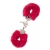 Металлические наручники с красной меховой опушкой METAL HANDCUFF WITH PLUSH RED - Dream Toys - купить с доставкой в Калининграде