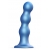Голубая насадка Strap-On-Me Dildo Plug Balls size S - Strap-on-me - купить с доставкой в Калининграде