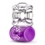 Фиолетовое эрекционное виброкольцо Pleaser Rechargeable C-Ring - Blush Novelties - в Калининграде купить с доставкой