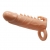 Телесная удлиняющая насадка Penis Sleeve Emmitt - 17 см. - Baile - в Калининграде купить с доставкой