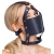Черный намордник с кляпом-шаром Head Harness With A Gag - Orion - купить с доставкой в Калининграде