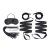 Эротический набор 4PC Bondage Bed Strap   Flogger Kit - Lux Fetish - купить с доставкой в Калининграде