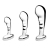 Набор из 3 стальных стимуляторов простаты Stainless Steel P-spot Training Set - b-Vibe - в Калининграде купить с доставкой