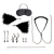 Большой эротический набор из 12 предметов Interchangeable Collar   Nipple Clips Set - Lux Fetish - купить с доставкой в Калининграде