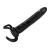 Чёрная насадка-фаллос для двойного проникновения INFLATABLE DILDO SLIM DONG  - 13,5 см. - Toyz4lovers - в Калининграде купить с доставкой