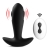 Черный массажер простаты с вибрацией, эффектом маятника и пультом ДУ - Secwell - в Калининграде купить с доставкой