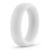 Белое люминесцентное эрекционное кольцо Silicone Glo Cock Ring - Blush Novelties - в Калининграде купить с доставкой