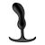 Черный массажер простаты с утяжелителями Premium Silicone Weighted Prostate Plug Medium - 16,3 см. - XR Brands - в Калининграде купить с доставкой
