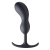 Черный массажер простаты с утяжелителями Premium Silicone Weighted Prostate Plug Large - 18,8 см. - XR Brands - в Калининграде купить с доставкой