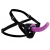 Лиловый поясной страпон Navigator Silicone G-Spot Dildo with Harness - 17,8 см. - XR Brands - купить с доставкой в Калининграде