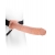 Фаллопротез телесного цвета Hollow Strap-On - 29 см. - Pipedream - купить с доставкой в Калининграде
