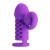 Фиолетовая вибронасадка с клиторальным отростком Harden - Baile - в Калининграде купить с доставкой