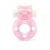 Розовое эрекционное виброкольцо в форме мишки - 1137 - в Калининграде купить с доставкой