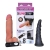 Страпон с 2 насадками и вибрацией UniStrap - 20 и 18 см. - LOVETOY (А-Полимер) - купить с доставкой в Калининграде