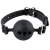 Силиконовый кляп-шар с отверстиями для дыхания Silicone Breathable Ball Gag Small - Pipedream - купить с доставкой в Калининграде