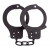 Чёрные наручники из листового металла BONDX METAL CUFFS BLACK - Dream Toys - купить с доставкой в Калининграде