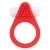 Красное эрекционное кольцо LIT-UP SILICONE STIMU RING 1 RED - Dream Toys - в Калининграде купить с доставкой