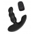 Черный силиконовый стимулятор простаты Levett Nitoc с пультом ДУ - Levett - в Калининграде купить с доставкой