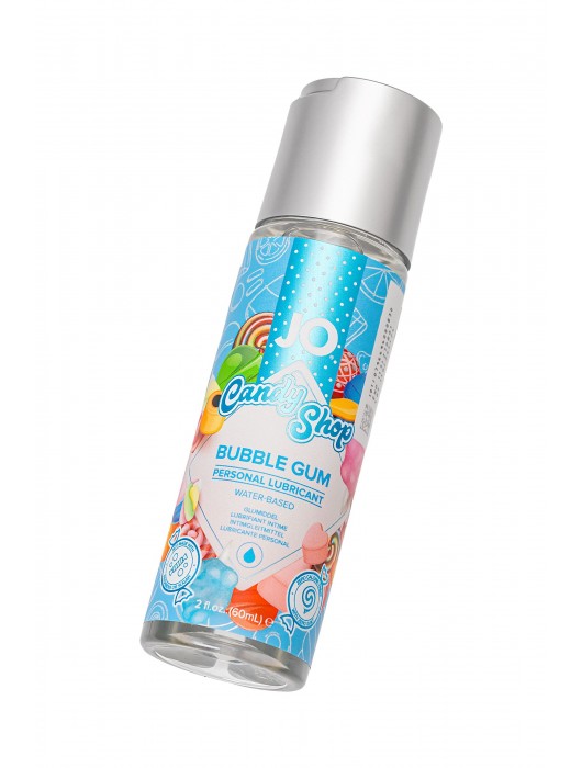 Смазка на водной основе Candy Shop Bubblegum с ароматом жвачки - 60 мл. - System JO - купить с доставкой в Калининграде
